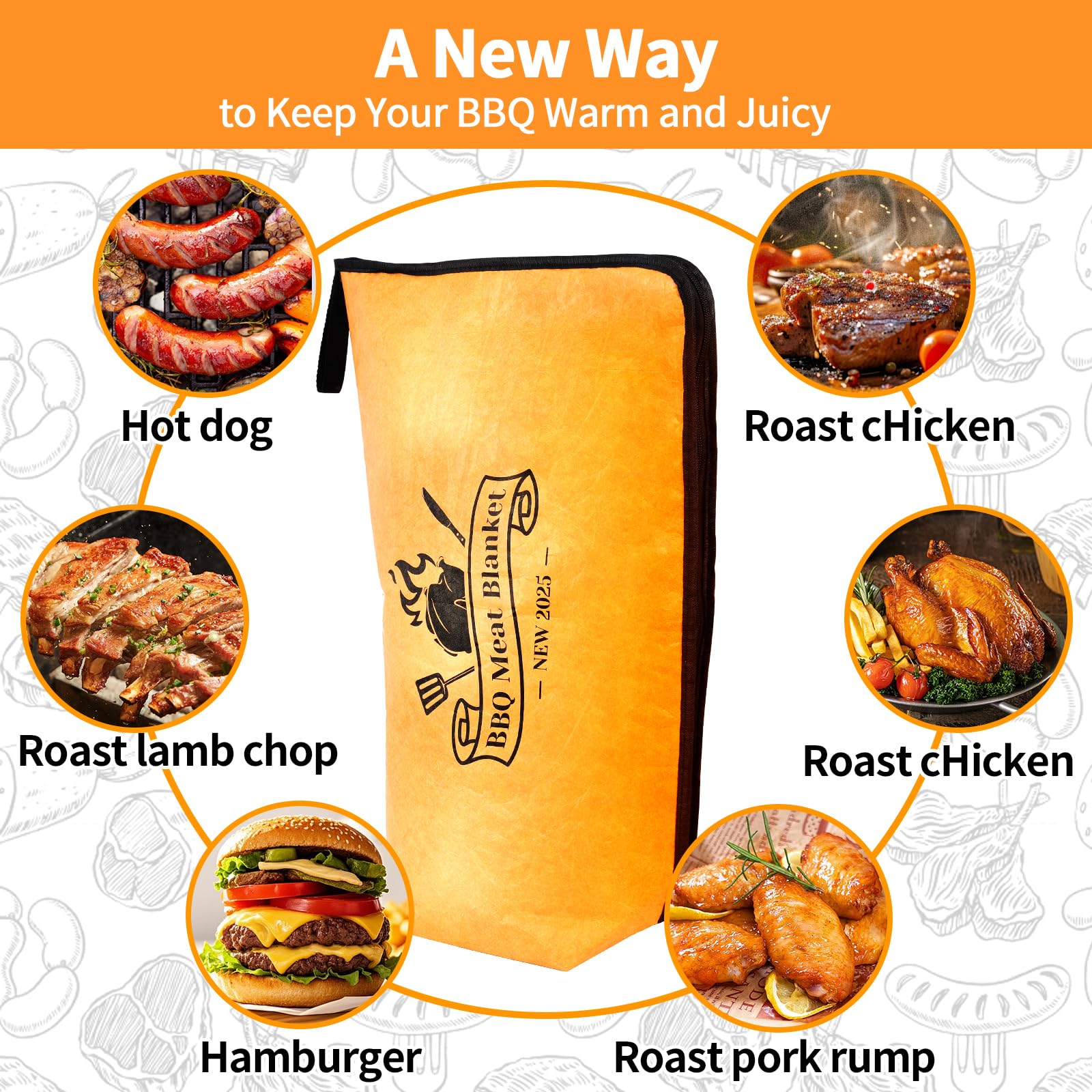Gecool BBQ Blanket large meats fit for brisket or turkey resting