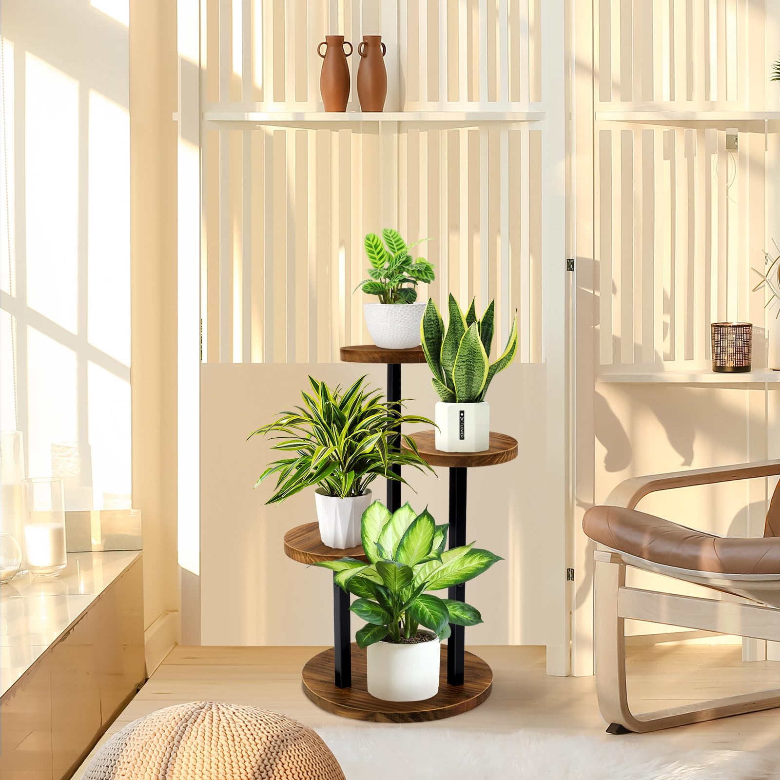 GEEBOBO brown walnut color complements modern interiors