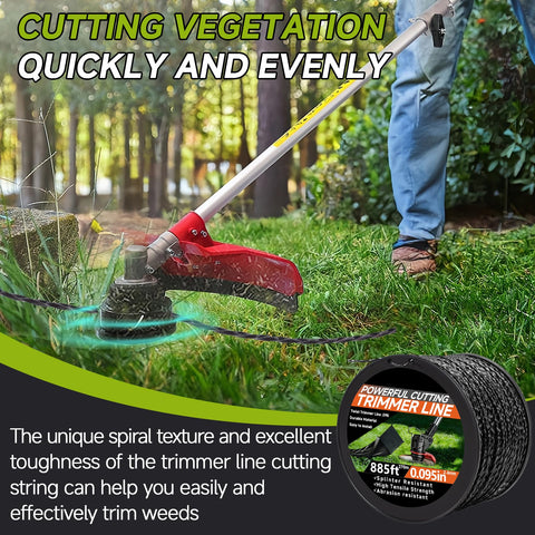GeekNi long 885ft length minimizes reloads during large yard projects.