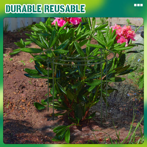 Geelin 15-pack peony cages keeps multiple plants upright through the season.