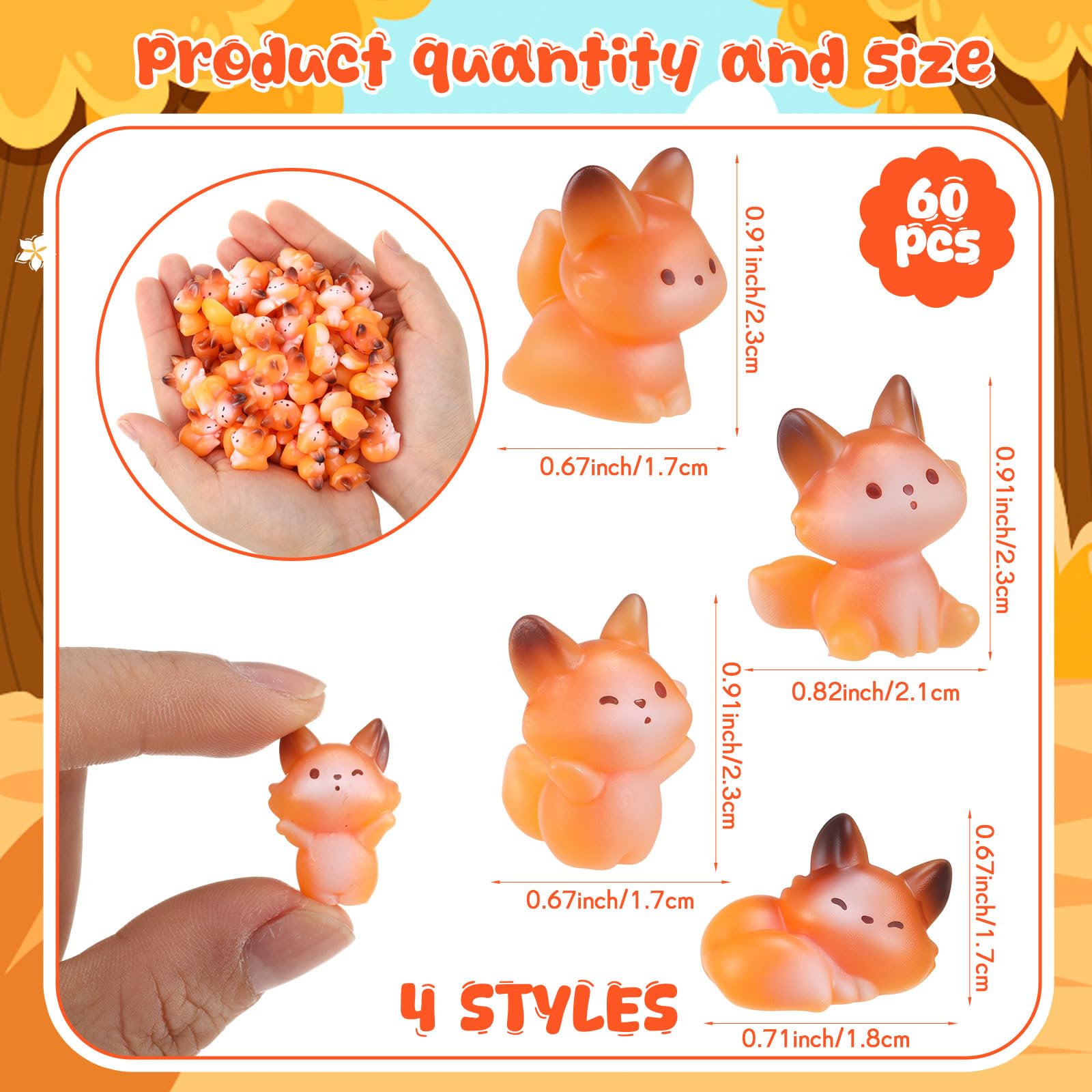 Geelin fox figurine sitting pose brings subtle nature vibes to desks