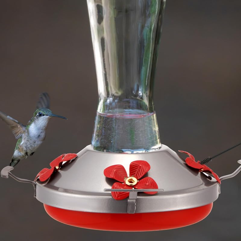Geelin four flower ports support multiple birds at once.