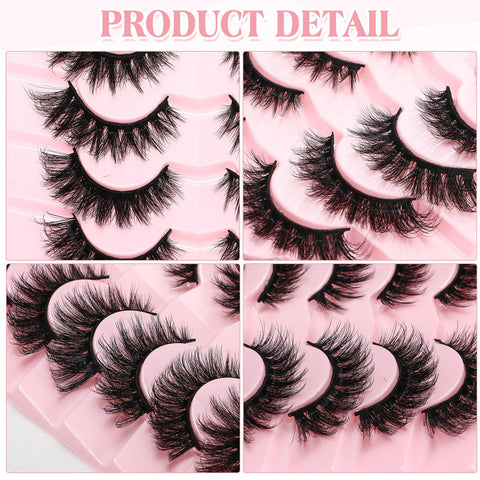 Geelin eyelash kit with glue and tweezers for easy porch goose styling