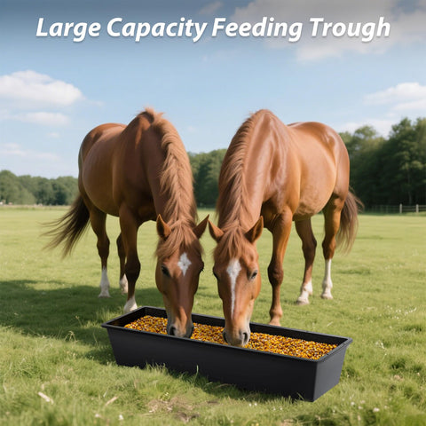 Geelin troughs with ground or hanging mounting for flexible installation.