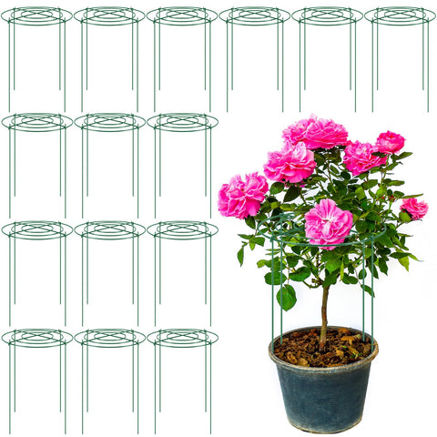 Geelin 15-pack peony cages assembly shows sturdy frame for tall blooms.