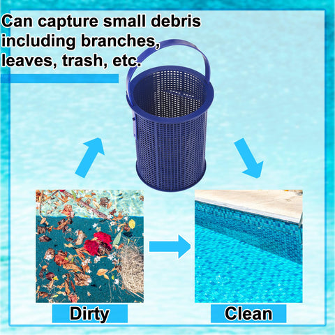 Geelin UV-resistant plastic pool basket withstands sun exposure