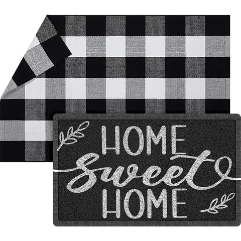 Geelin welcome doormat in 18x30 inches for an inviting front door entry