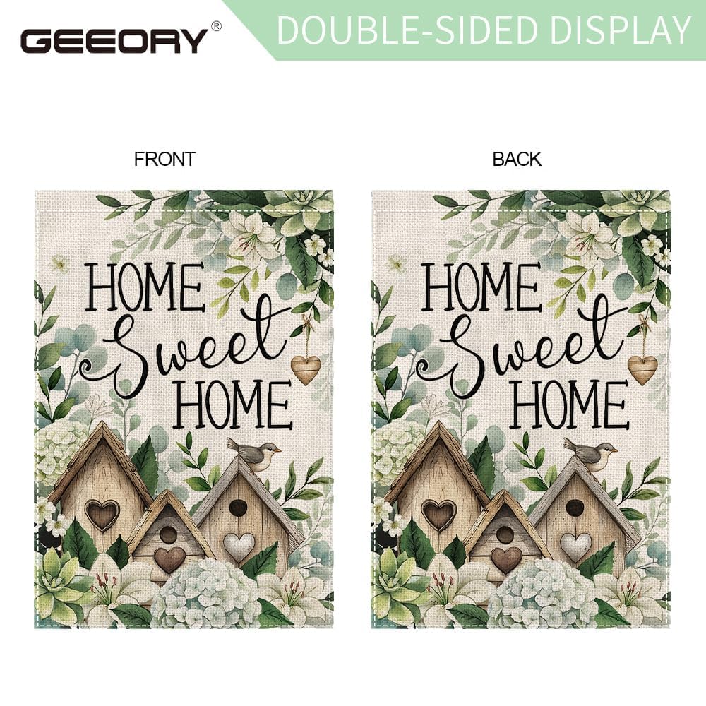 GEEORY Home Sweet Home versatile outdoor decor for patios and lawns.