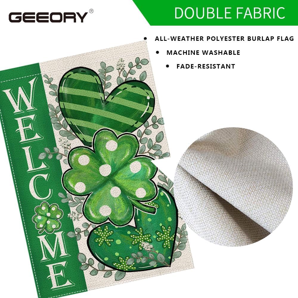 GEEORY vibrant green colors resist fading for festive yard decor.