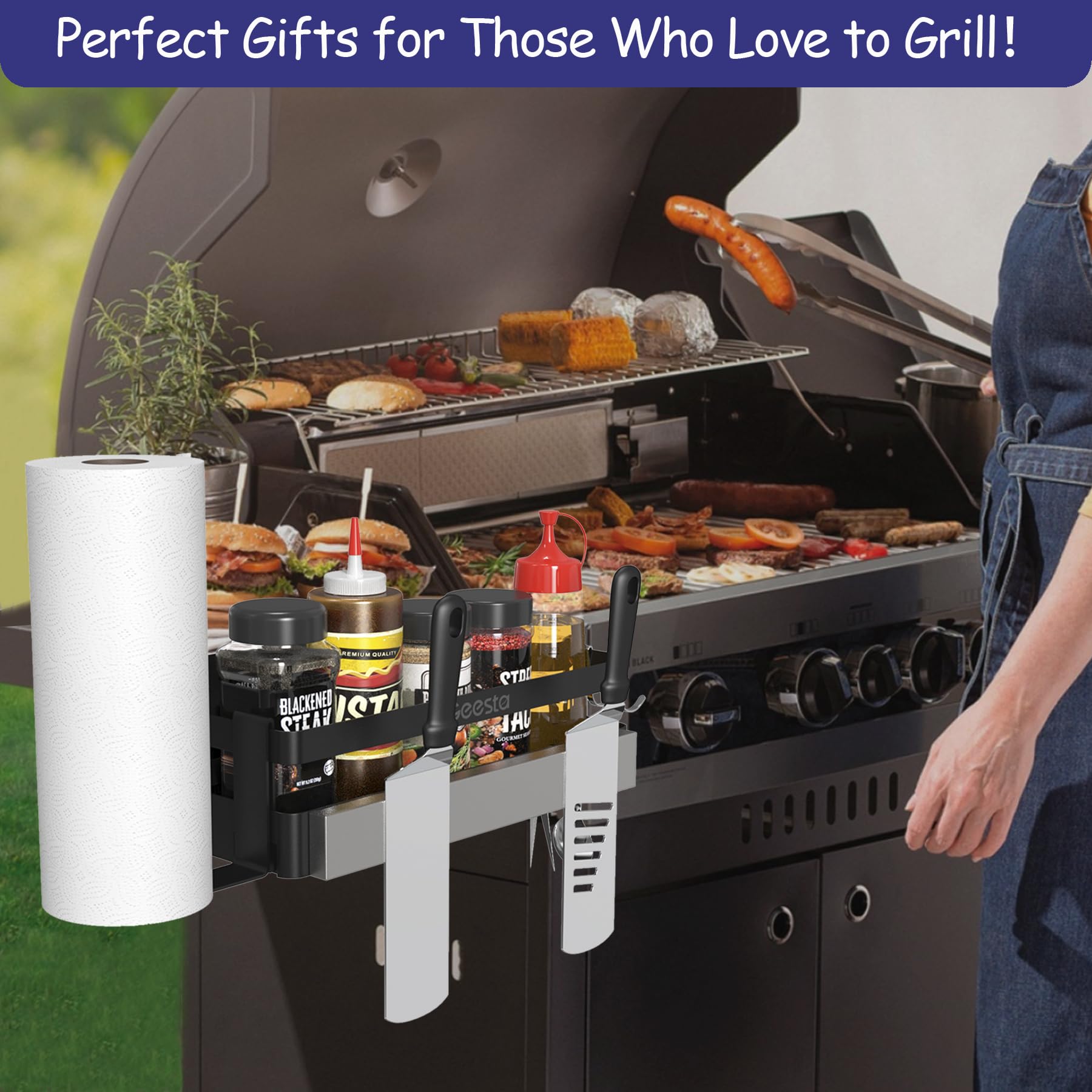 Geesta Griddle Caddy antirust material ensures long-lasting use.