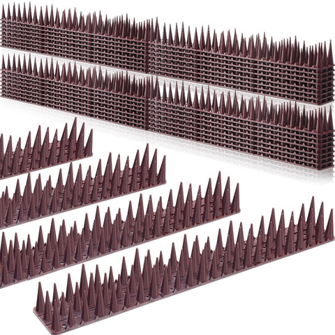 Geetery bird spikes package for outdoors protects balconies from birds.