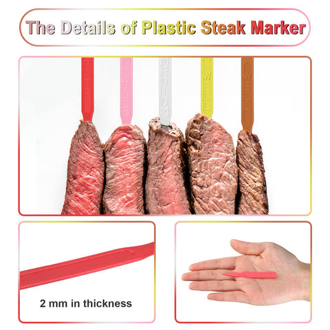 Geetery medium-rare marker guides guests to preferred doneness level
