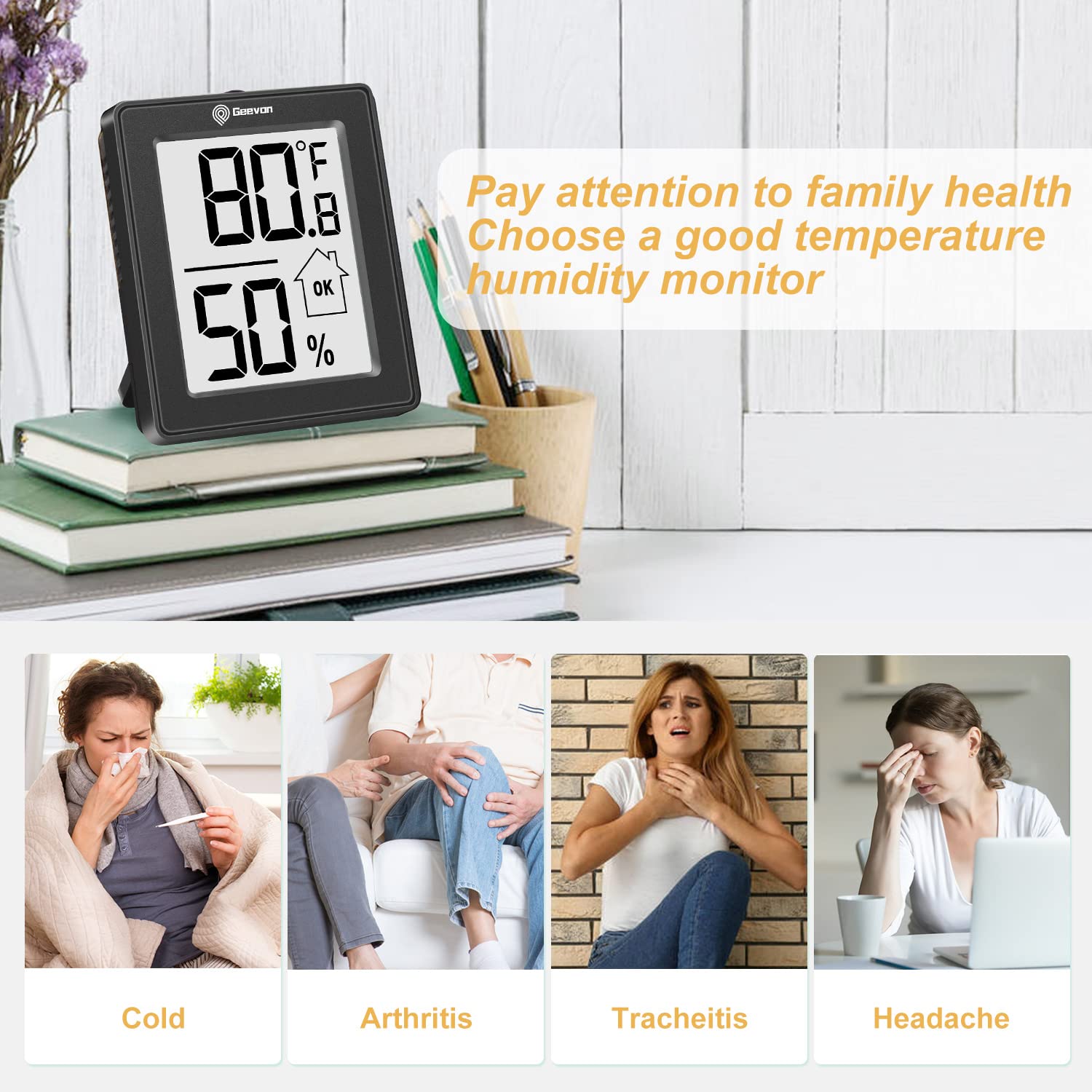 Geevon battery-included unit ready for immediate setup
