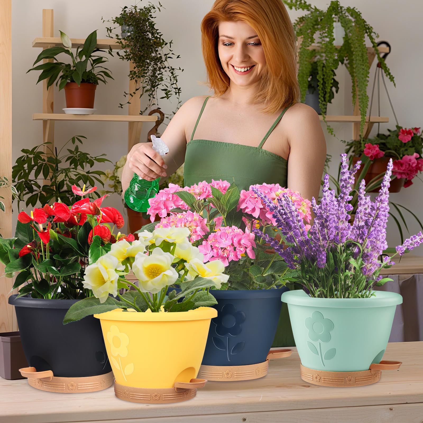 gegemaoyi 10-inch indoor/outdoor style complements any space from home to patio.