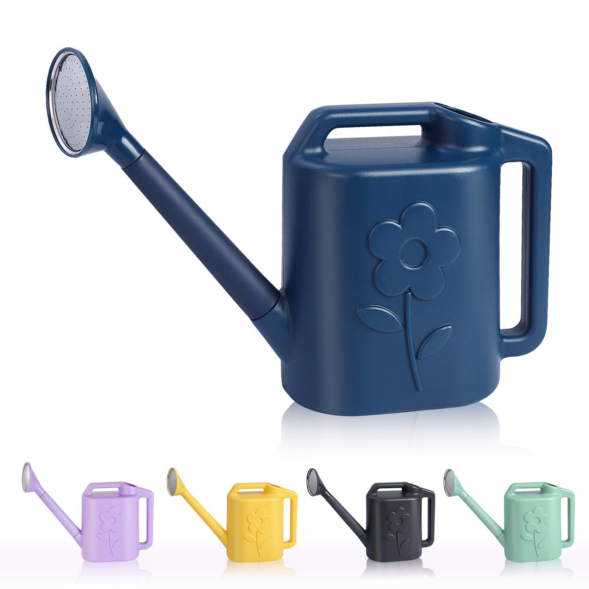 gegemaoyi 2.8L watering can with long spout for precise indoor plant watering