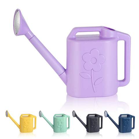 Gegemaoyi 2.8L watering can with long spout for precise indoor and outdoor watering