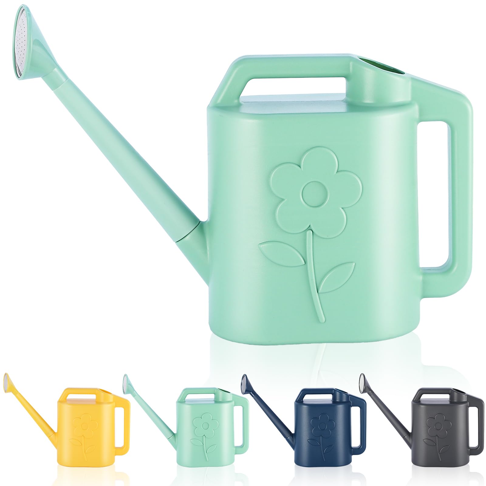 Gegemaoyi 2-gallon watering can with long spout for precise indoor watering.