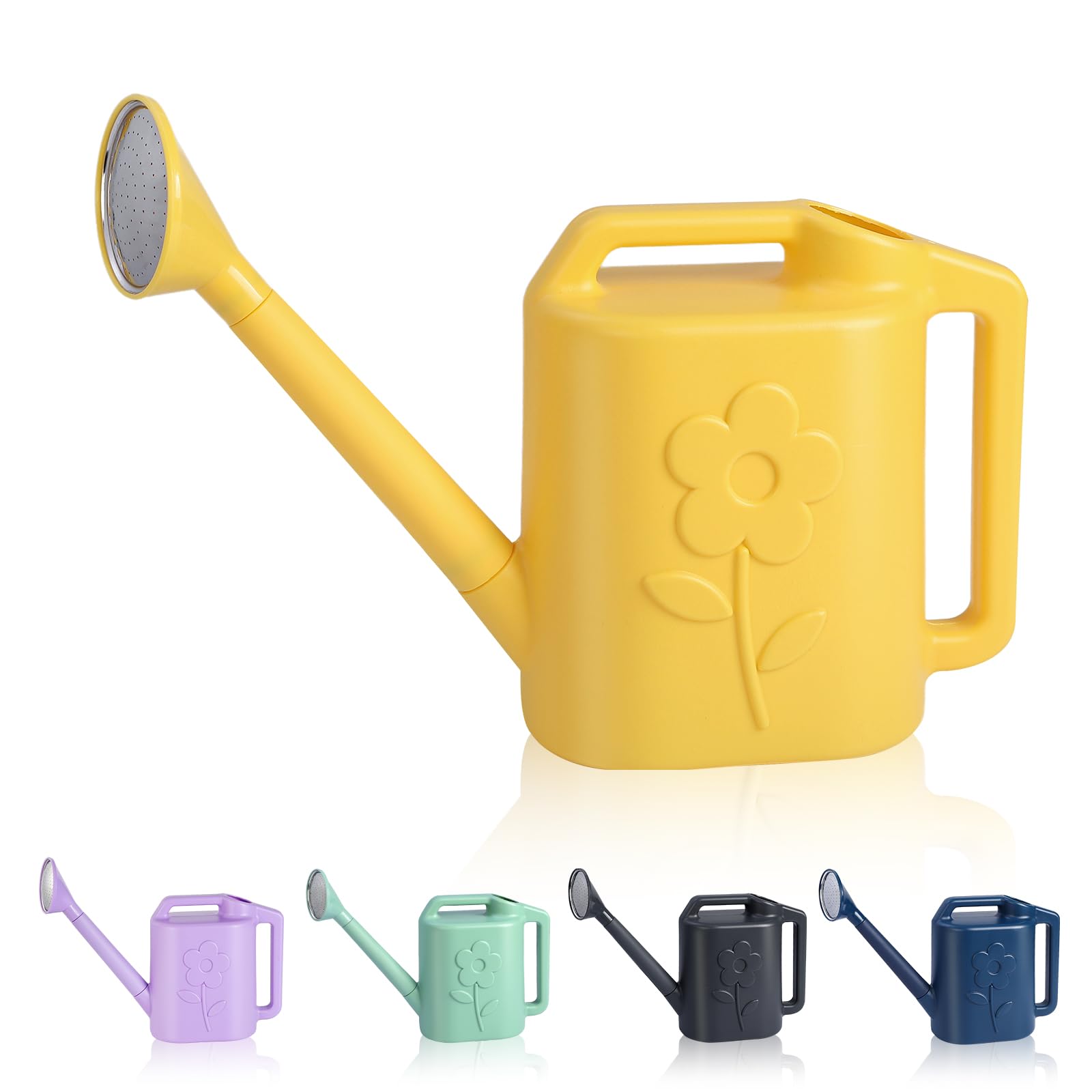gegemaoyi 2.8L watering can with long spout for precise indoor plant watering.