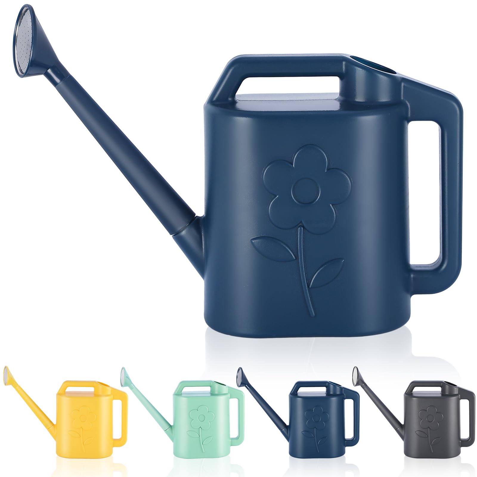 gegemaoyi 2-gallon watering can with long spout for precise indoor plant watering