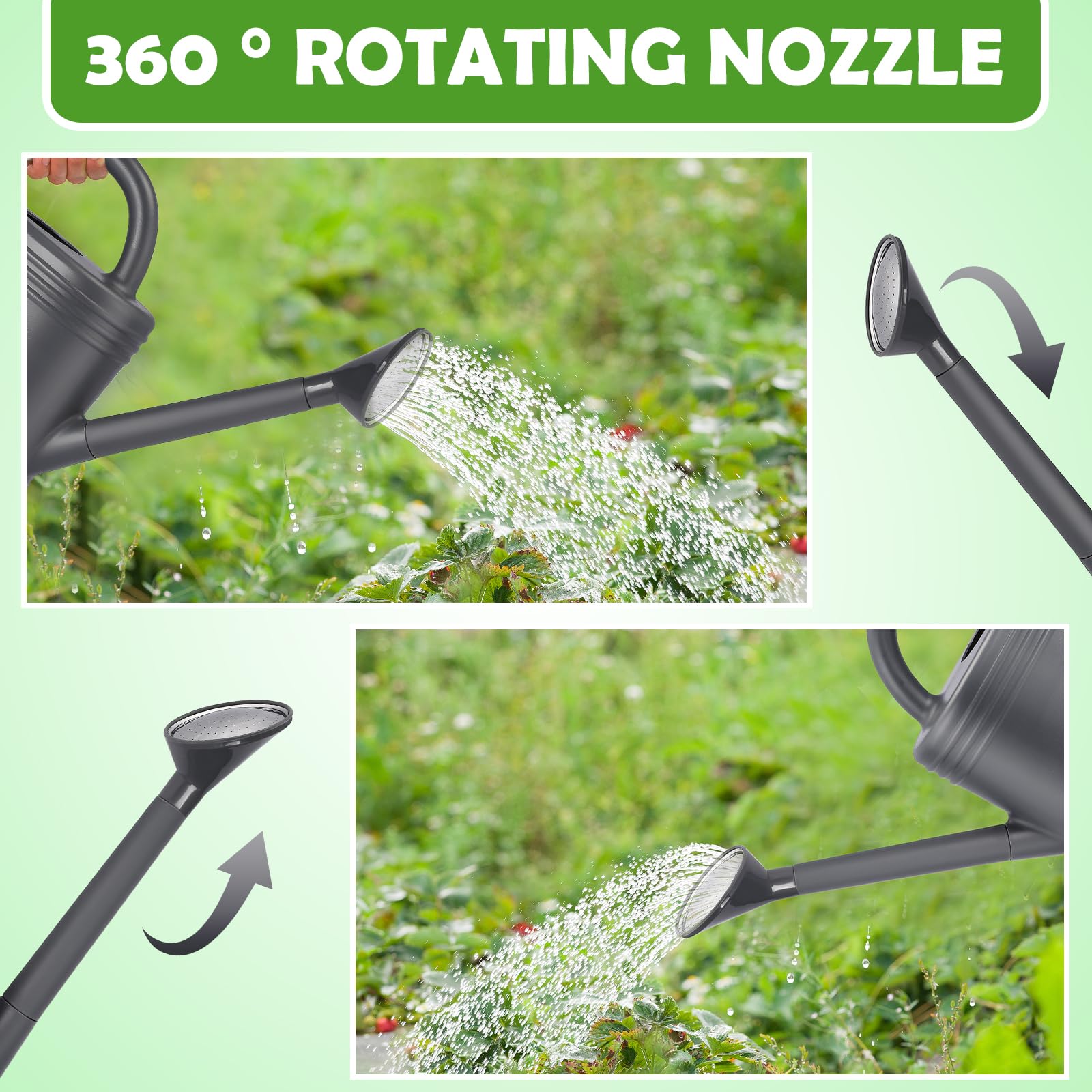 Gegemaoyi detachable nozzle enables delicate watering for hanging plants