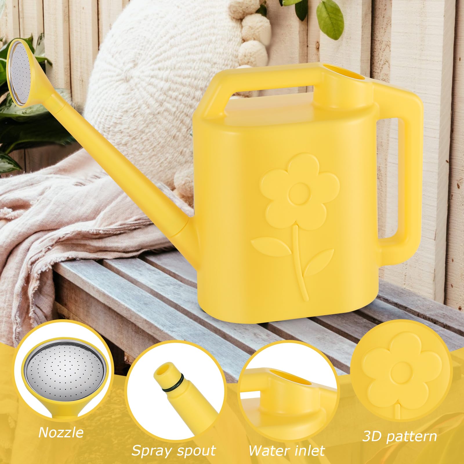 gegemaoyi shatterproof polymer construction for durable garden irrigation