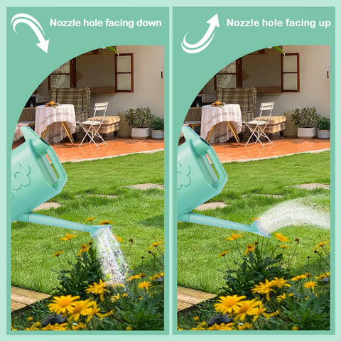 Gegemaoyi sprinkler head promotes even moisture for gardens and potted plants.