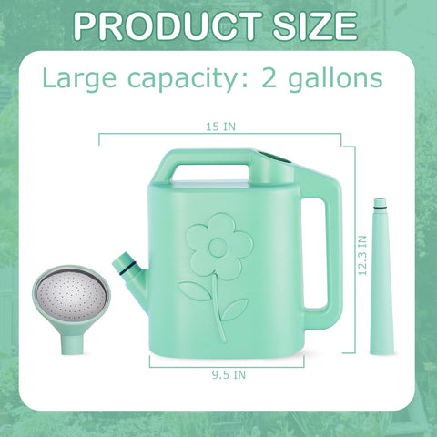 Gegemaoyi detachable nozzle enables gentle watering for hanging plants.