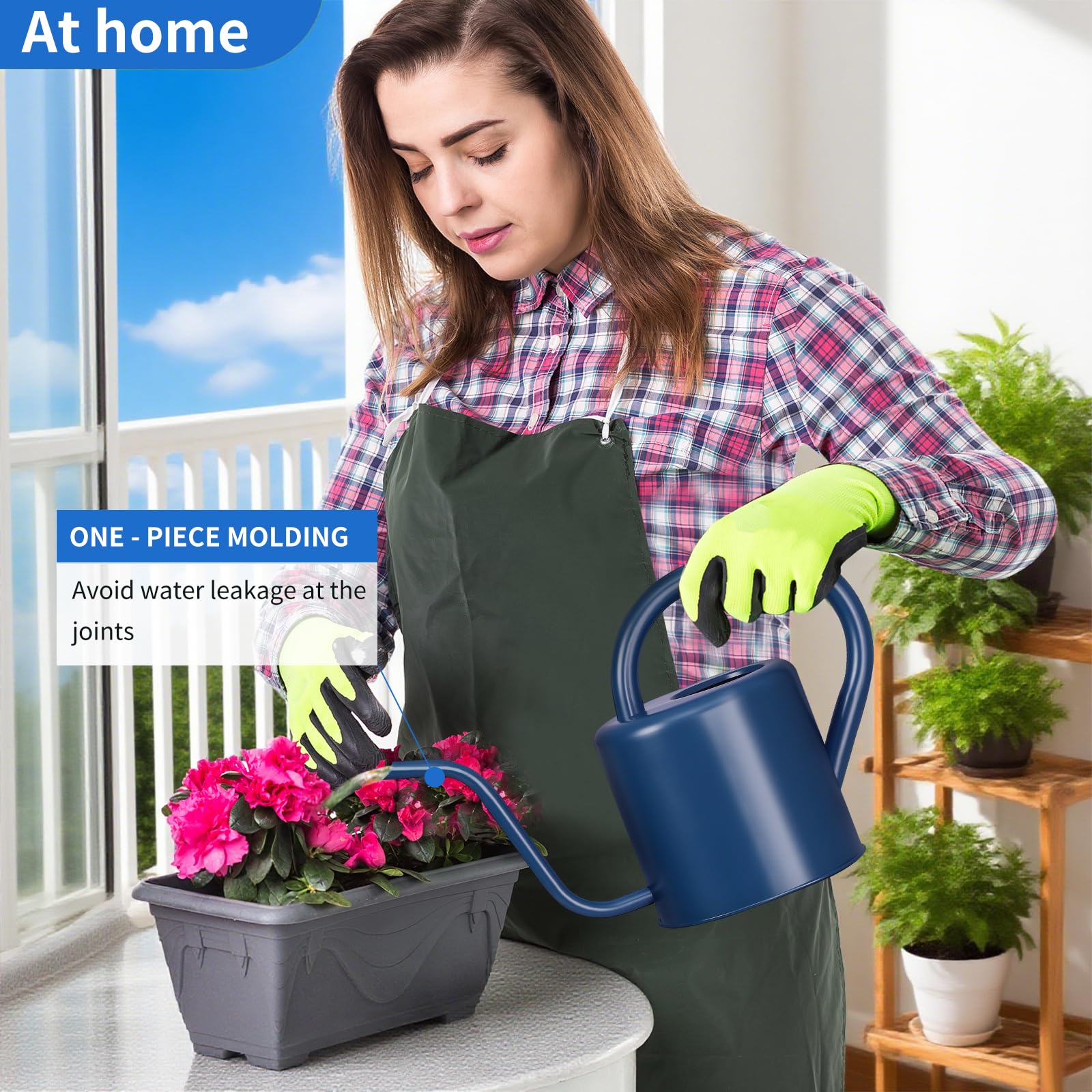 Gegemaoyi fixed sprinkler head provides stable, splash-free watering.