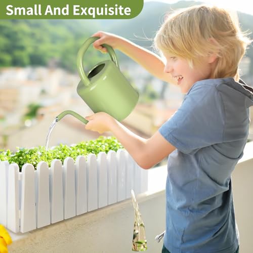 gegemaoyi Watering Can rust-proof steel for durable outdoor plant care.