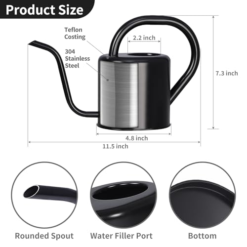 Gegemaoyi wide mouth opening watering can—easy refills and mess-free filling.