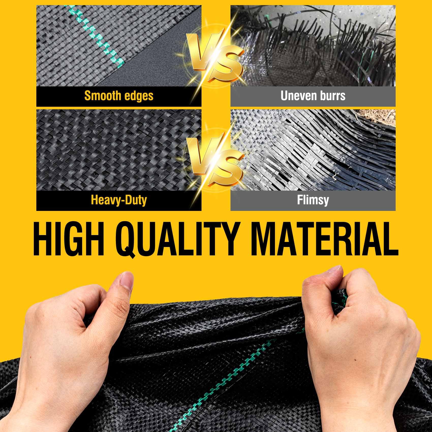 GEIGUIWA weed barrier installation tacks securing fabric for quick setup