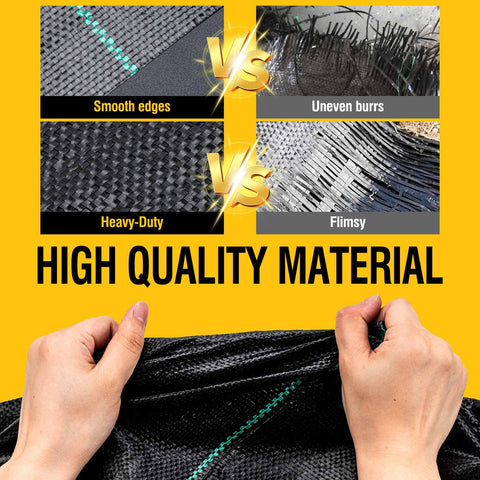 GEIGUIWA weed barrier installation tacks securing fabric for quick setup