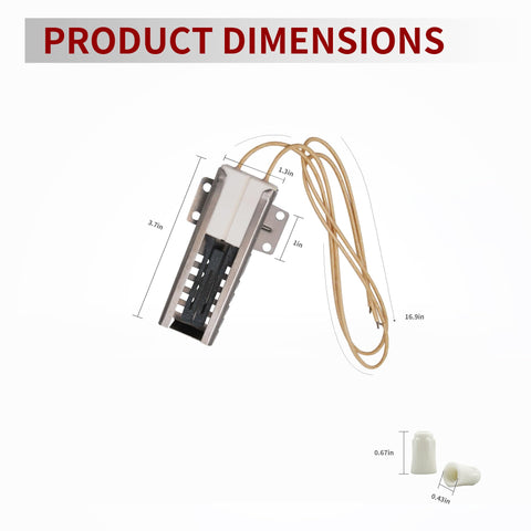 GEIparts WB2X9998 universal ignition ready for compatible ovens installation.