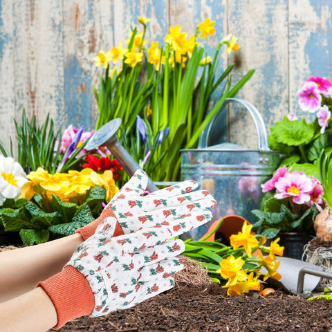 Geiserailie durable stitching garden gloves showing long-lasting construction