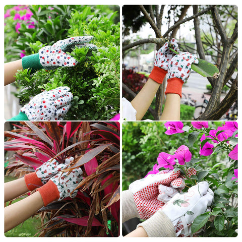 Geiserailie multi-use garden gloves pack illustrating versatility for gardening and chores
