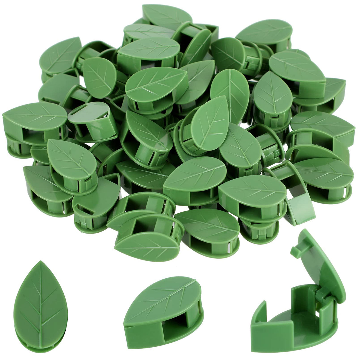 Geiserailie plant climbing wall clips leaf design securely holding vines on wall