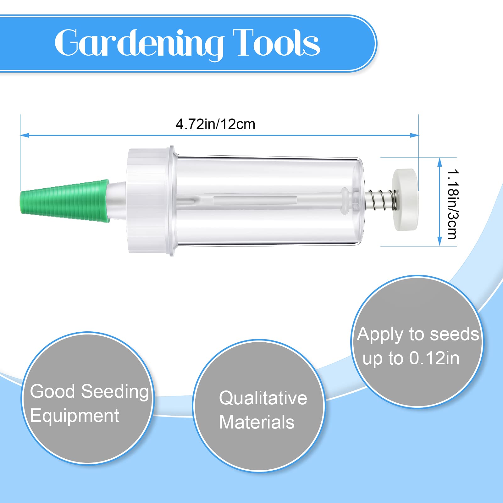 Geiserailie seed spreader hand seeder ensuring uniform sowing