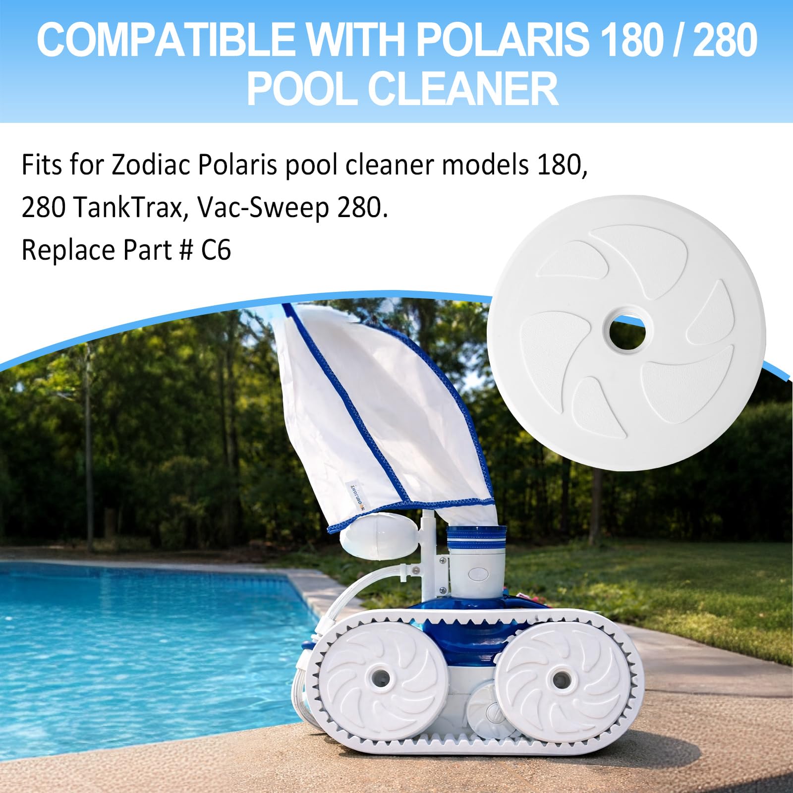 Gekufa Polaris C55 plastic screws resist corrosion for easy maintenance