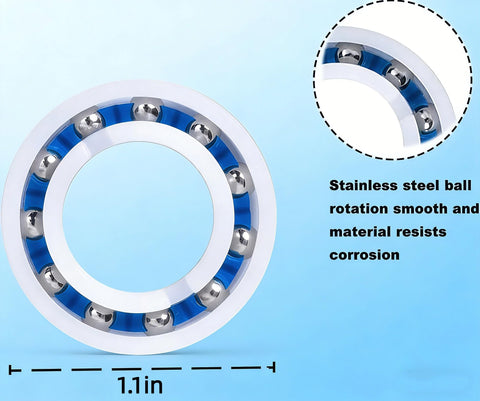 Gekufa Polaris C60 ball bearings reduce friction for smoother movement