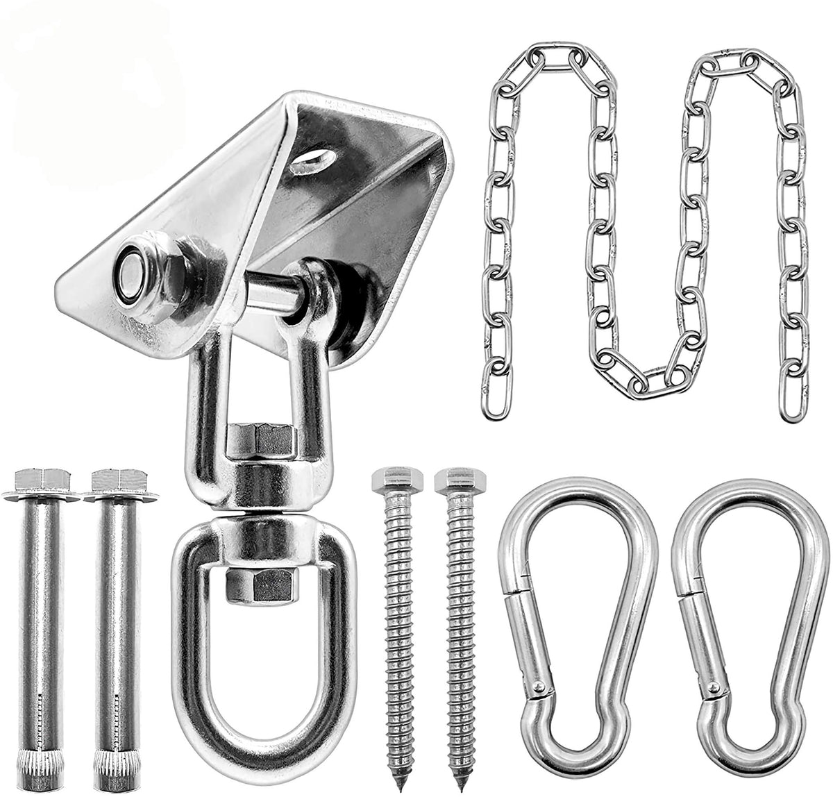 Gelury hammock hanging kit ceiling hook enables secure indoor mounting