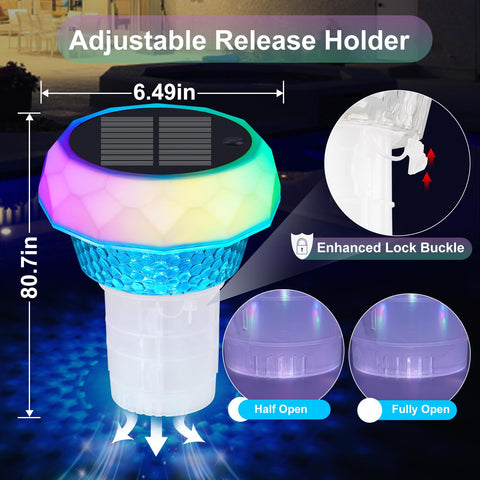 Gemce IP68 waterproof chlorine dispenser built for year-round outdoor use.