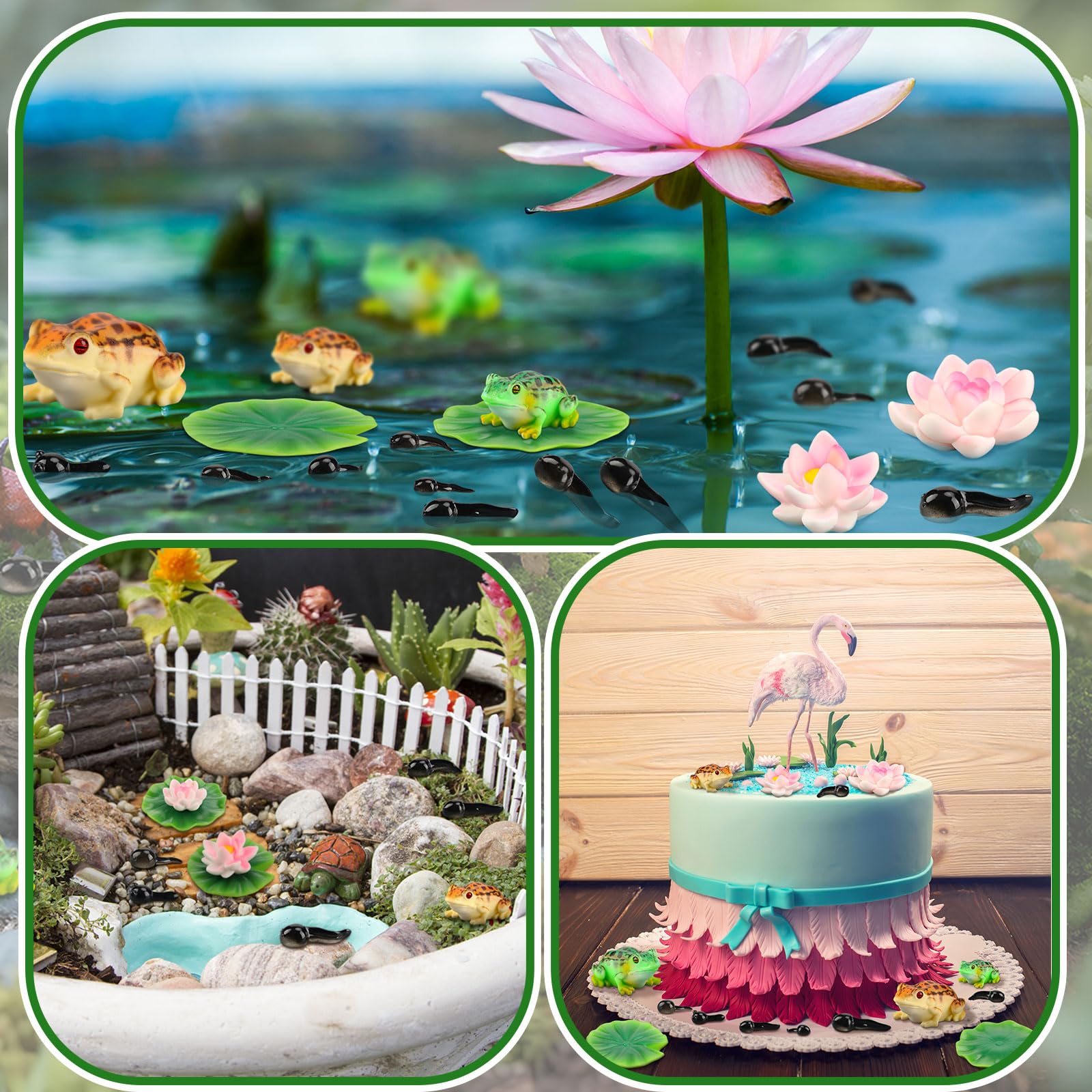 Gemscream pond lotus flowers provide bright color accents for water features