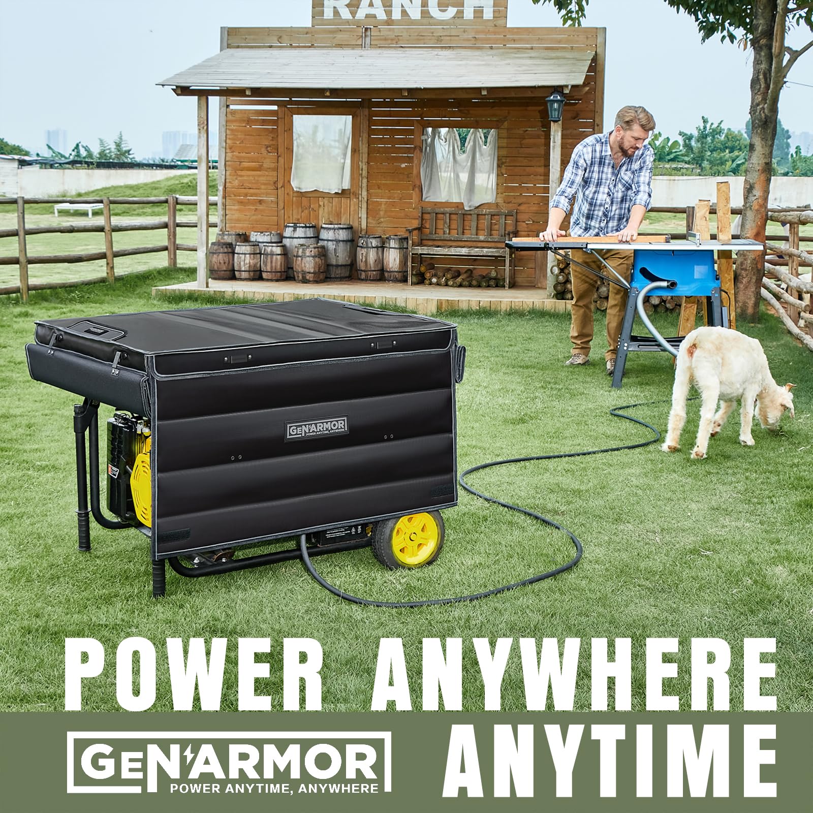 GenArmor universal compatibility covering 4000W to 13000W models