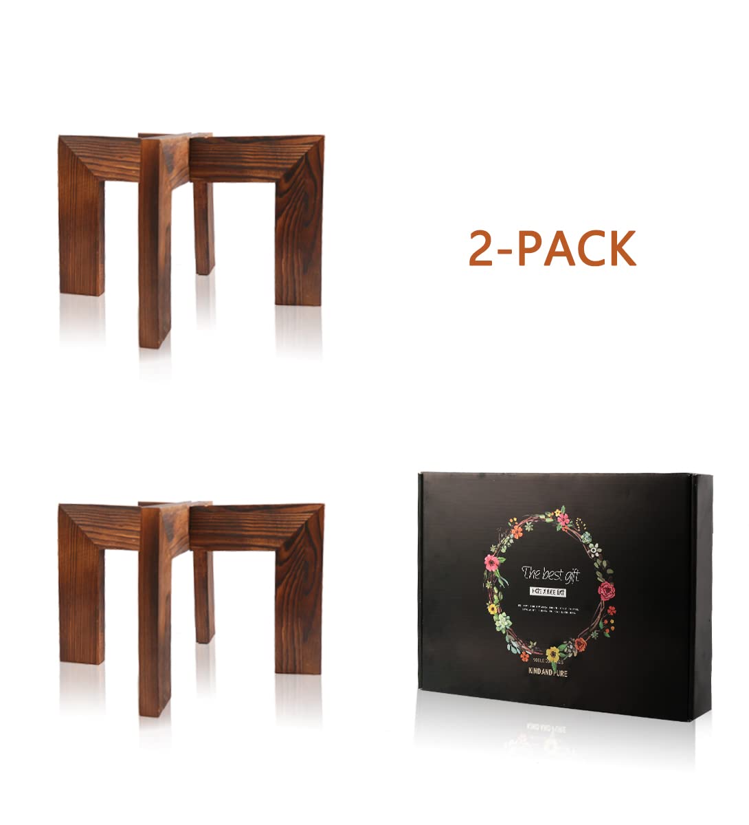 Gendral Forwepup mid-century design plant stand fits 5–15 inch pots with elegance.