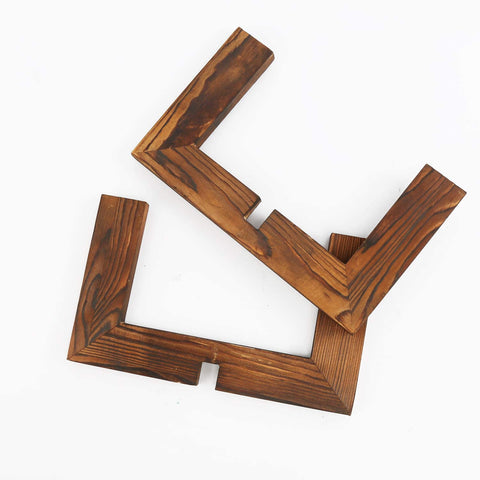 Gendral Forwepup rattan flower pot stand close-up reveals texture and rustic charm