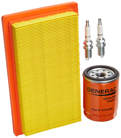 Generac 6485 maintenance kit packaging for easy at-home service readiness.