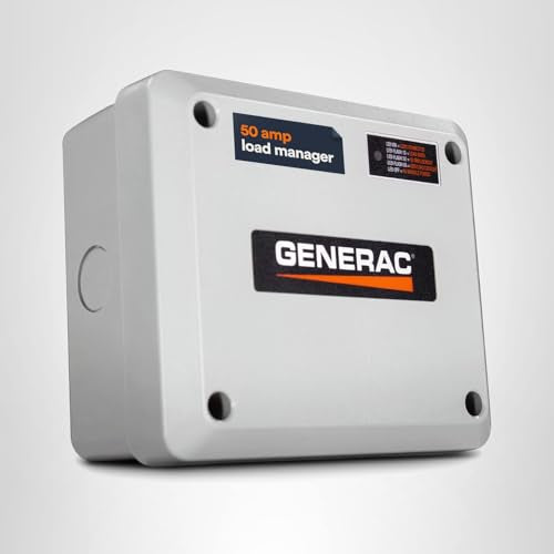 Generac Load Manager external indicators show current load at a glance.