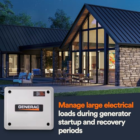Generac Load Manager offers customizable load prioritization for essential circuits.