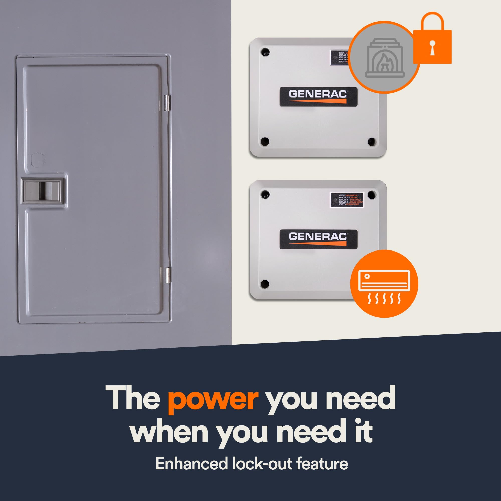 Generac Load Manager frequency monitoring adapts loads to power changes.