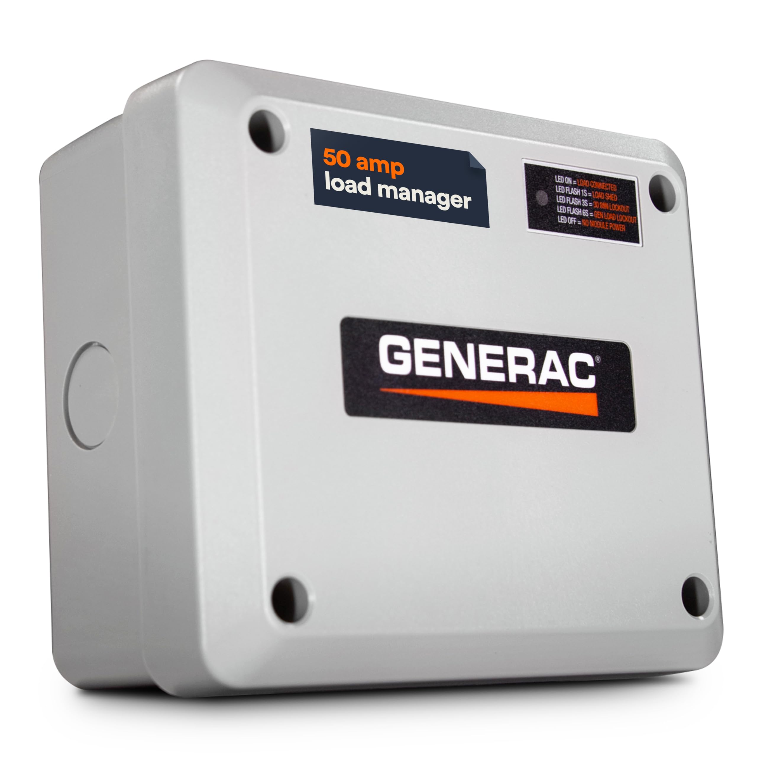 Generac Load Manager wire-free technology enables autonomous load shedding.
